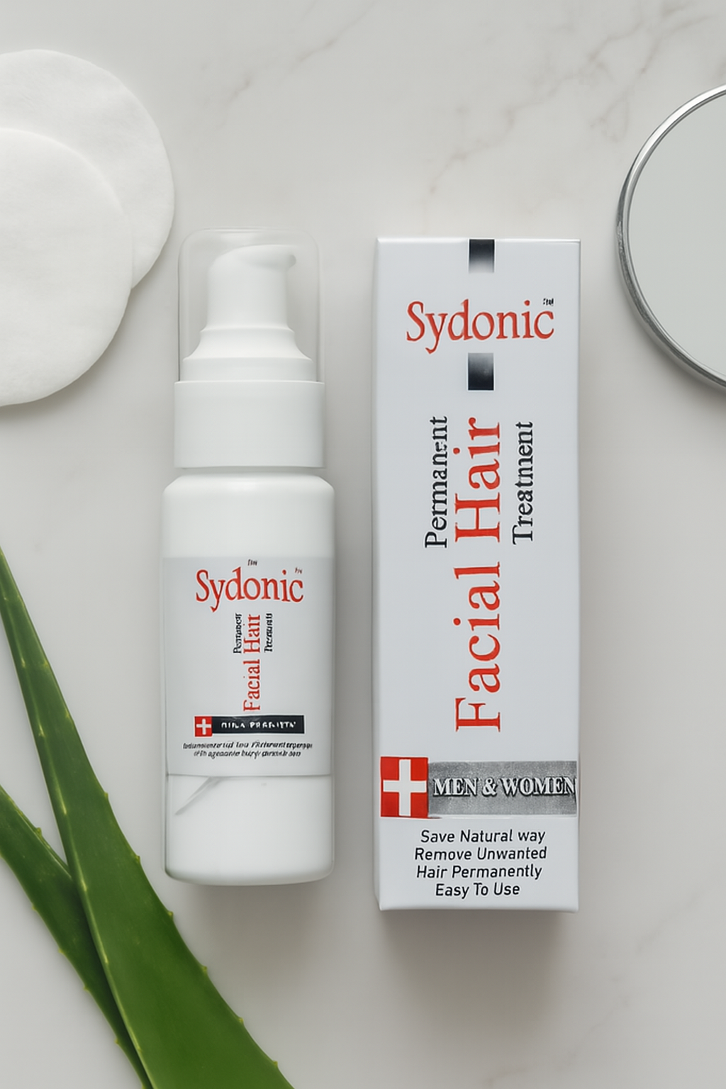 Sydonic Permanent Facial Hair Treatment – 30ml for Men & Women