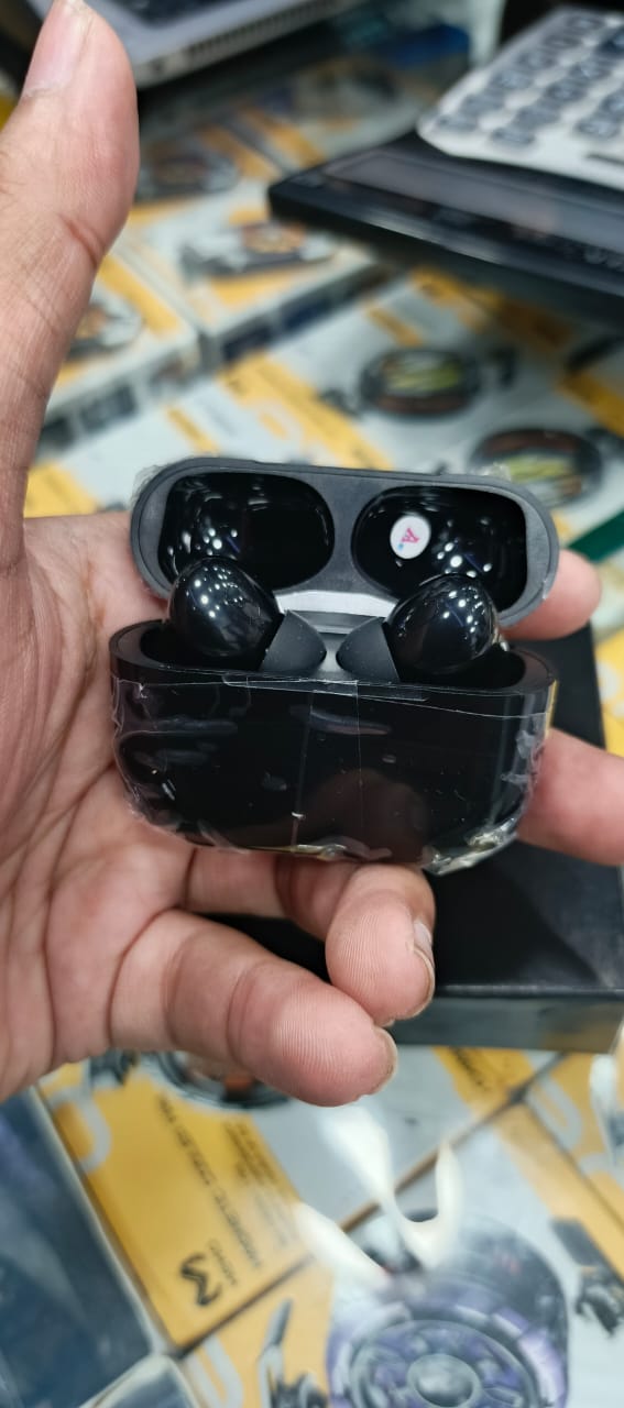 Black Pro 2 TWS Wireless Earbuds – Bluetooth 5.1, Touch Control, Noise Cancelling, with Charging Case | Airpods