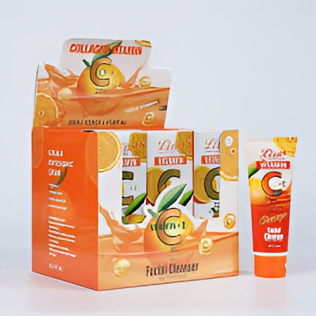 Liru Orange Facial Cleanser 120ml | Professional Care With Vitamin C+e & Orange Extract For Brightening, Deep Cleansing & Daily Skincare.