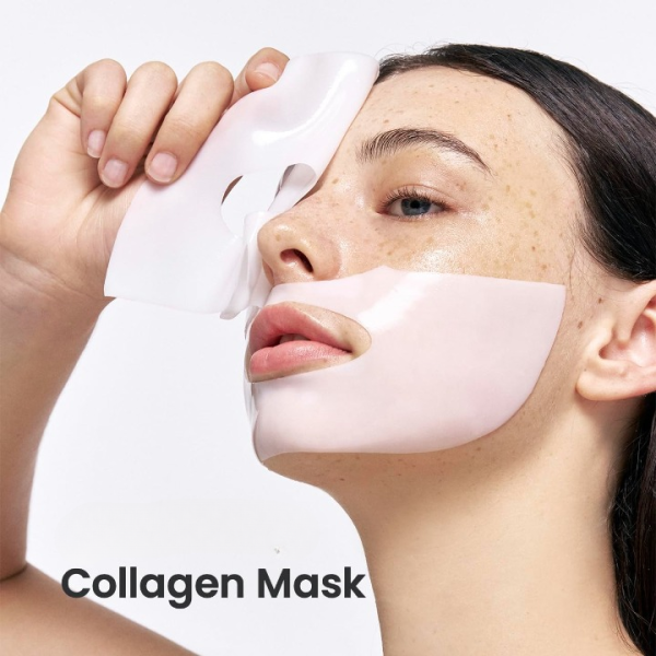 01 Pc Bio-collagen Real Deep Mask, Hydrating Over Night, Facial Sheet Mask, Pore Minimising, Firming, Collagen Mask, Hydrating Overnight Skin Care Mask – 34gram
