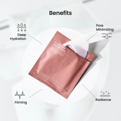 01 Pc Bio-collagen Real Deep Mask, Hydrating Over Night, Facial Sheet Mask, Pore Minimising, Firming, Collagen Mask, Hydrating Overnight Skin Care Mask – 34gram