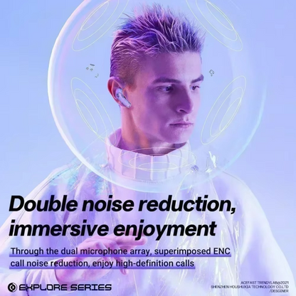 Air39 Wireless Earbuds | Bluetooth 5.3 | Clear Sound | Heavy Bass | Noise Reduction |  Led Display – Random Color