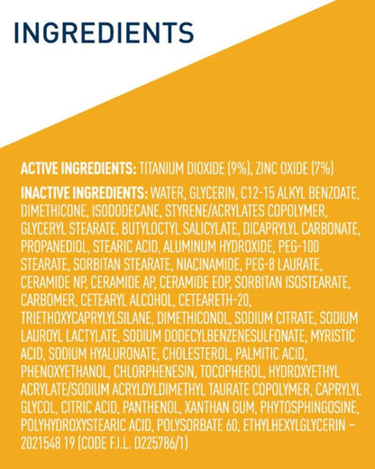 Cerave Hydrating Mineral Sunscreen Spf 100 Ml
