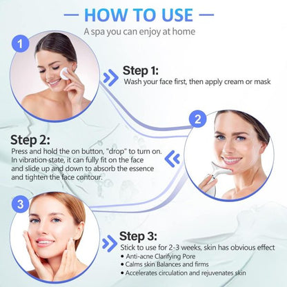 Es-1081 Massager Intense Pulsed Light Wrinkles Reducing Instrument – Esx – Anti Ageing & Reduces Puffiness | Face Massager For Fine Line & Wrinkles – Random Color