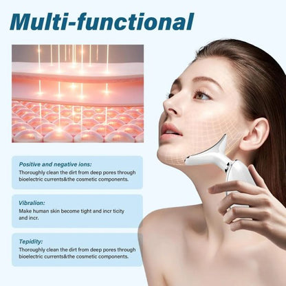 Es-1081 Massager Intense Pulsed Light Wrinkles Reducing Instrument – Esx – Anti Ageing & Reduces Puffiness | Face Massager For Fine Line & Wrinkles – Random Color