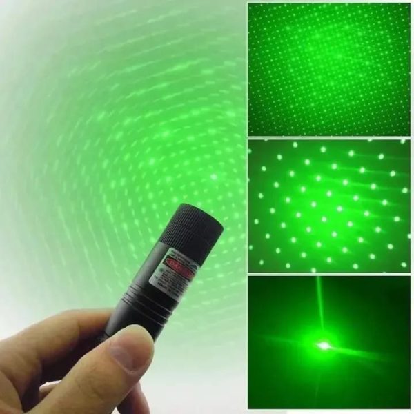 High-power 303 Green Laser Pointer With Adjustable Focus – Rechargeable 3.7v Battery, Charger & Safety Lock – Rechargeable Green Laser Light, Green Laser Pointer, Green Beam Light