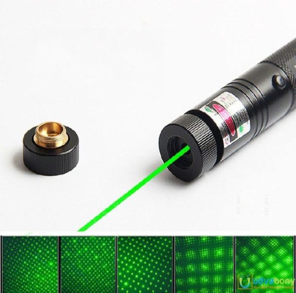 High-power 303 Green Laser Pointer With Adjustable Focus – Rechargeable 3.7v Battery, Charger & Safety Lock – Rechargeable Green Laser Light, Green Laser Pointer, Green Beam Light
